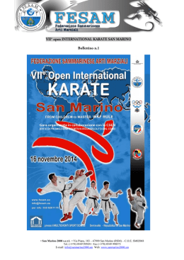 1 comunicato Open SM2014