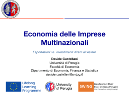 Export vs. IDE - Davide Castellani