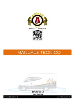 manuale tecnico - Aliprandi Beverage Company