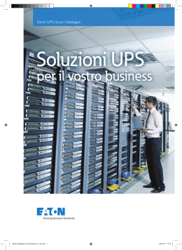 Eaton UPS Quick Catalogue