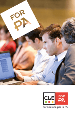 Brochure CLE for PA