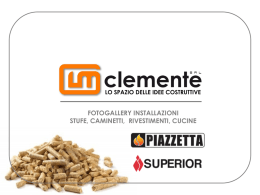 Le nostre installazioni di prodotti a PELLET