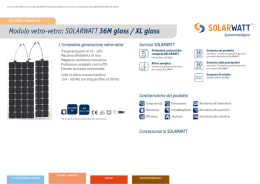 Foglio Dati 36M glass / XL glass (PDF)