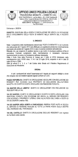 / . W I UFFICIO UNICO POLIZIA LOCALE