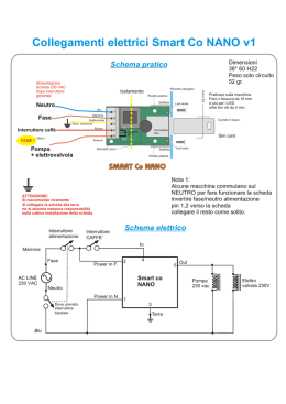Collegamenti elettrici Smart Co NANO v1