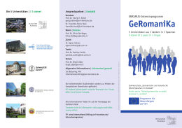GeRomaniKa - Università degli Studi di Trento