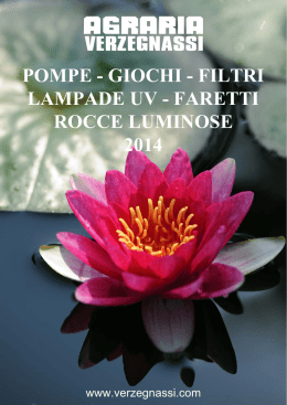 POMPE - GIOCHI - FILTRI LAMPADE UV