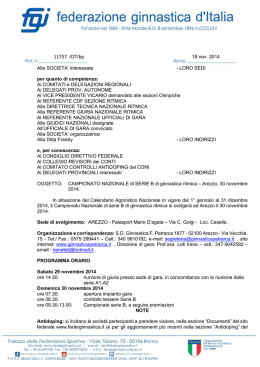 11757 /OT/bp - Comitato Regionale Friuli Venezia Giulia