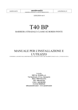 Manuale T40 BP DEFINITIVO