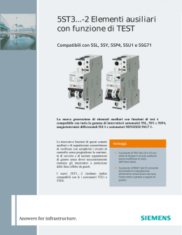 Brochure elementi ausiliari con TEST e RESET 5ST3-2