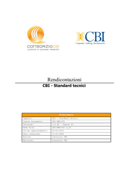 Rendicontazioni - vers. 6.05
