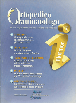 Plesso Brachiale - Microchirurgia della mano