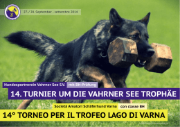Turnierheft 2014-V2.indd - Hundesportverein Vahrner See S.V.