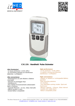 CX12 20: Handheld Pulse Oximeter