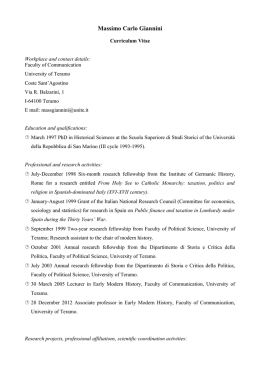 MASSIMO CARLO GIANNINI