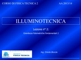 Lezione 2 - Laboratorio di Fisica Tecnica