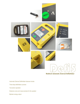 defi5 AED Defibrillator