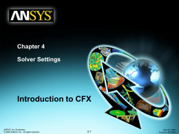 CFX12 04 Solver