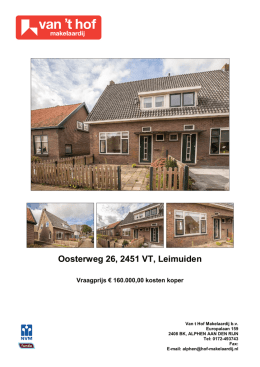 Oosterweg 26, 2451 VT, Leimuiden