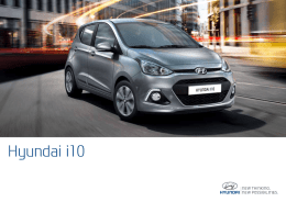 Hyundai i10 brochure 2016