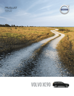 Prijslijst Volvo XC90 - Henk Scholten Volvo