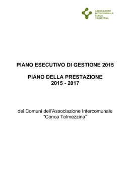 peg performance - Comune di Verzegnis