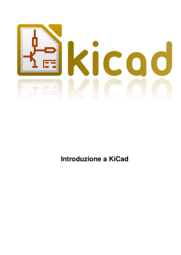Introduzione a KiCad