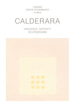 CALDERARA - Galerie Stefan Hildebrandt