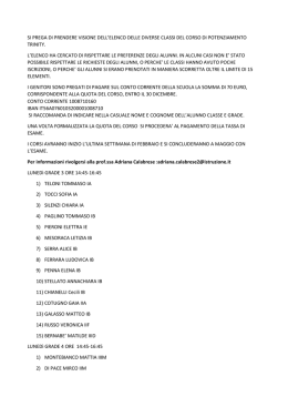 ELENCO TRINITY - IC Piazza Filattiera 84