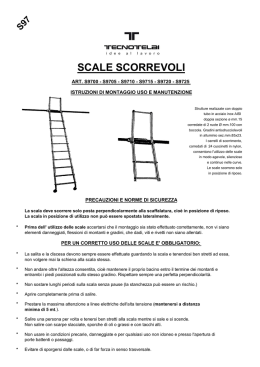 Istruzioni montaggio S97 - Scale scorrevoli