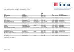 Lista delle società di audit LRD abilitate dalla FINMA