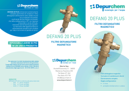 defang - Depurchem - Tecnologie per l`acqua