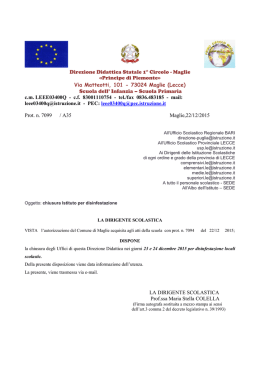 leggi - Direzione Didattica Statale 1° Circolo Principe di Piemonte
