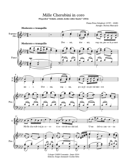 Mille Cherubini in coro - Partitura completa