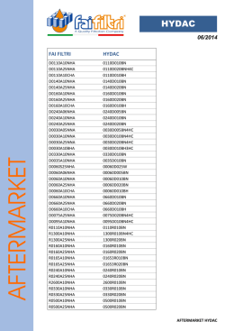 06/2014 FAI FILTRI HYDAC
