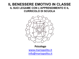 Il benessere emotivo in classe per Rosolina 090414