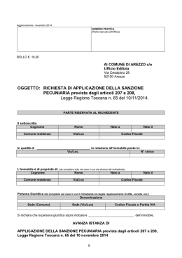 Sanzione art. 207-208