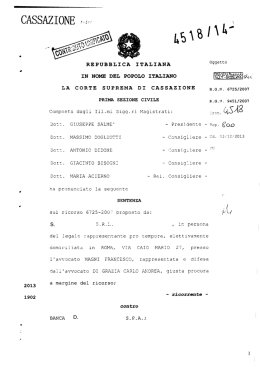 Prescrizione onere prova banca versamenti solutori