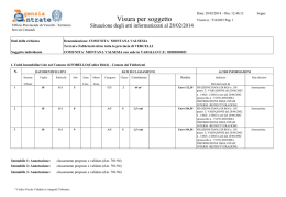 (catasto fabbricati e terreni) del patrimonio