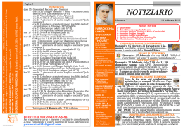 Leggi il notiziario clicca QUI