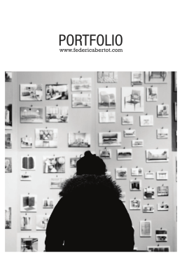 PORTFOLIO - Federica Bertot