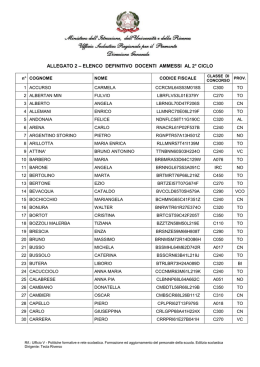2&deg; ciclo - Sito ufficiale della CISL SCUOLA di CUNEO