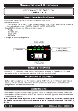 1 - 10 Manuale Istruzioni di Montaggio Commutatore con Safety