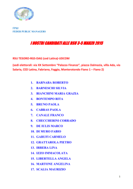 FPM Liste Mef 3-5 marzo 2015