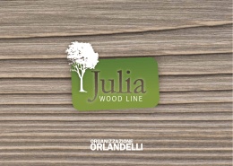 Scarica qui la brochure completa della linea legno Julia Wood Line