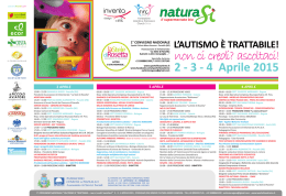 presenta il suo primo convegno nazionale: "L`Autismo &egrave; Trattabile! non