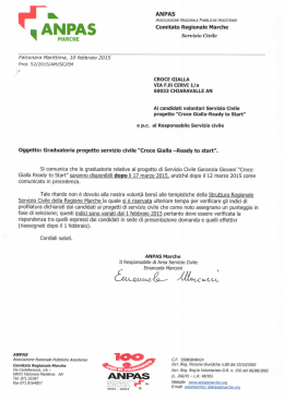, ANPAS - Croce Gialla Chiaravalle