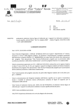 graduatoria selezione interna.pdf - IIS "Todaro-Cosentino"