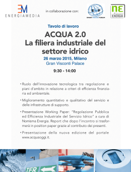 Programma - IndustriaEnergia.it