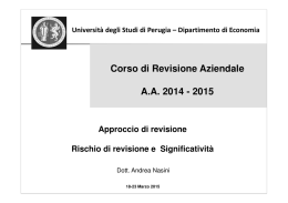 Lezione 8.pdf - Economia - Università degli Studi di Perugia